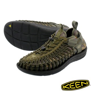 =CodE= KEEN UNEEK HT SANDALS 編織彈性綁繩襪套包腳涼鞋(迷彩綠)1019953 戶外拖鞋 男