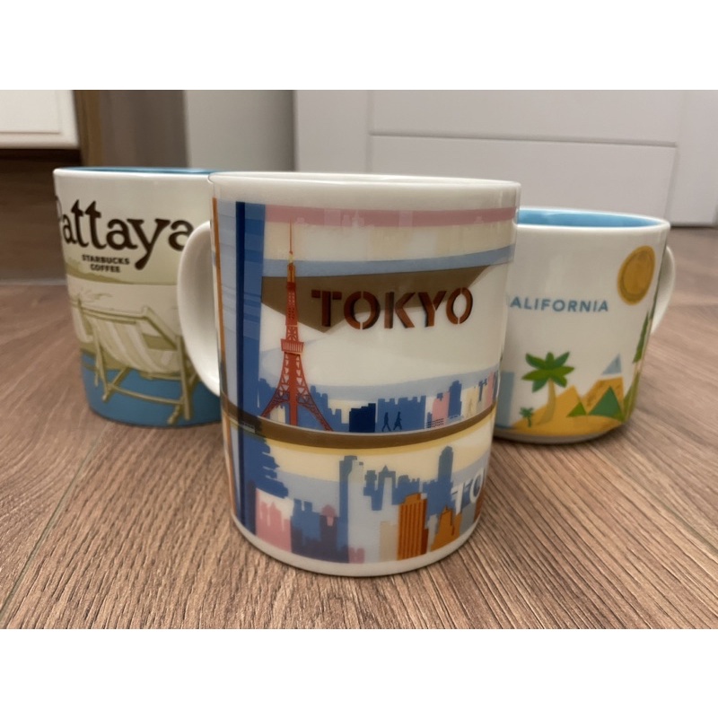 星巴克城市杯-日本東京/美國加州/泰國pattaya