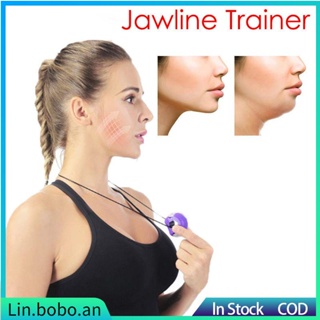 Jaw Trainer Ball Exercise Facial Muscle Fitness Silica Gel H