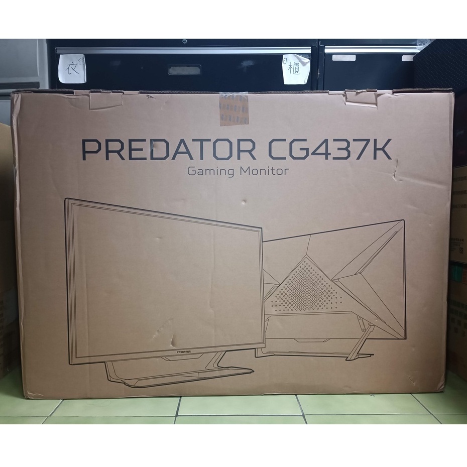 【Acer 宏碁】PREDATOR CG437K P 43吋 4K 144Hz HDR1000 大尺寸電競螢幕