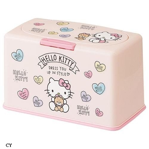 現貨－［日本正版］ SKATER 三麗鷗 凱蒂貓 HELLO KITTY KT 口罩 收納盒 自動 補充盒 口罩盒