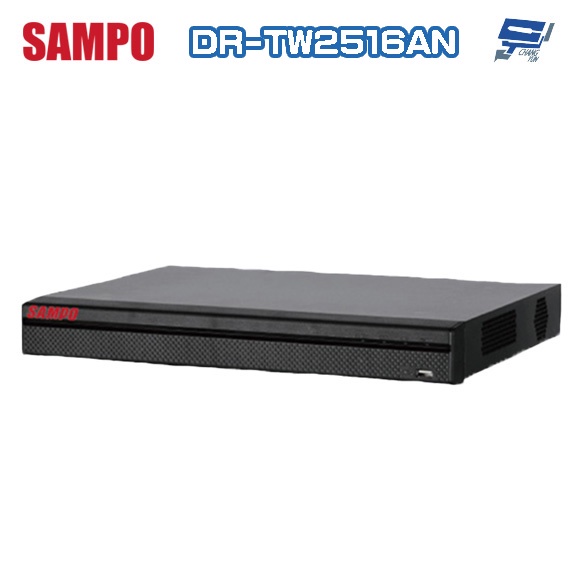昌運監視器 SAMPO 聲寶 DR-TW2516AN 16路 1080P 五合一 XVR 錄影主機 雙硬碟