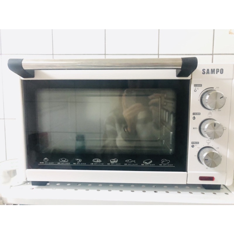九成新【居家烘焙必備】SAMPO 聲寶 20L 烤箱 烘焙 烤雞 KZ-XD20