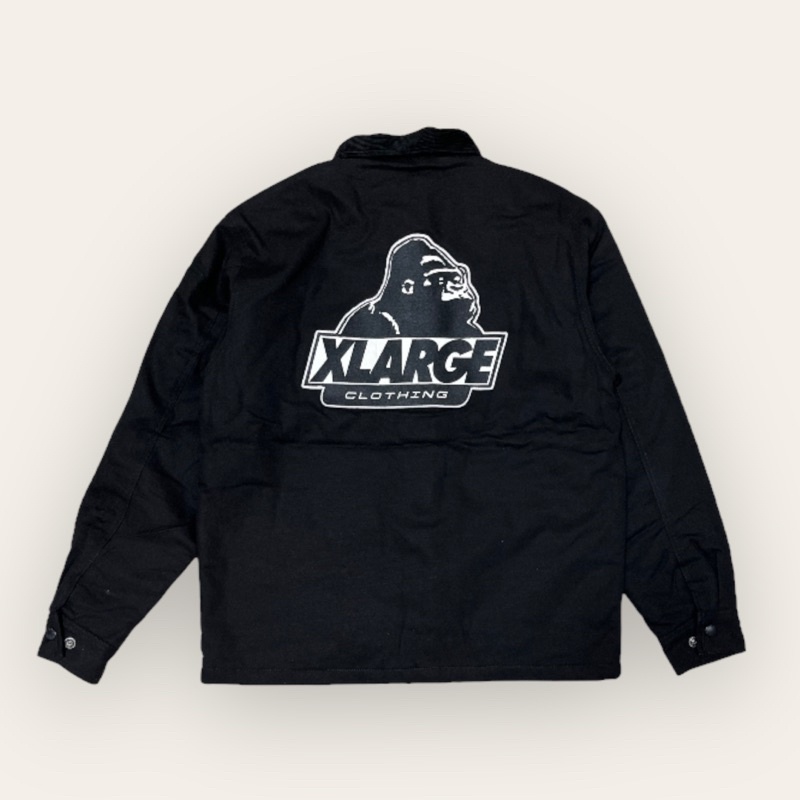 全新 現貨 Xlarge og work jacket 重磅 棉帆布 工作 夾克 外套 燈芯絨領 美式 街頭 復古 騎士