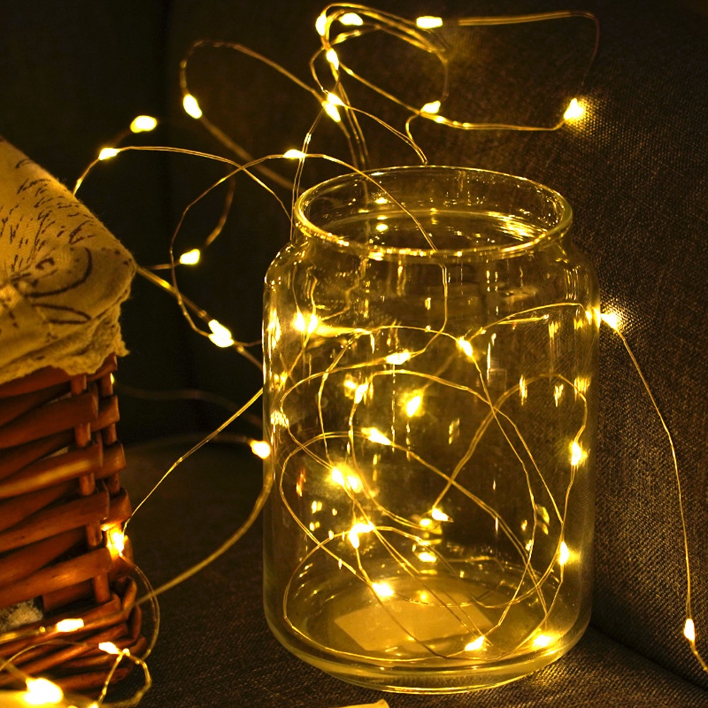 【點照明】螢火蟲銅線燈 燈串 聖誕裝飾 聖誕燈飾 螢火蟲燈 5米 10米 附遙控器_暖白 白色 彩色_電池供電/USB