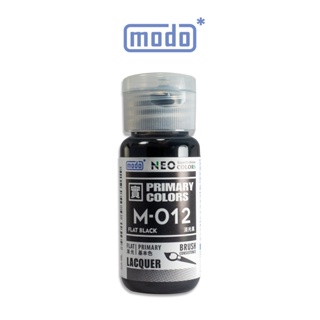 【modo摩多製造所】NEO M-012 M012消光黑/30ML/模型漆｜官方賣場