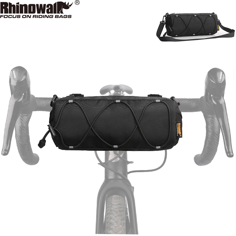 Rhinowalk 2.4l 通用自行車車把包 自行車包 山地車折疊自行車前包 反光自行車配件包【現貨】