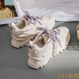 【LULU鞋服專櫃】運動鞋 女 ins 潮 2023年 新款 百搭 透氣 超火 春鞦 女鞋 老爹鞋 夏季 網麵 女鞋子