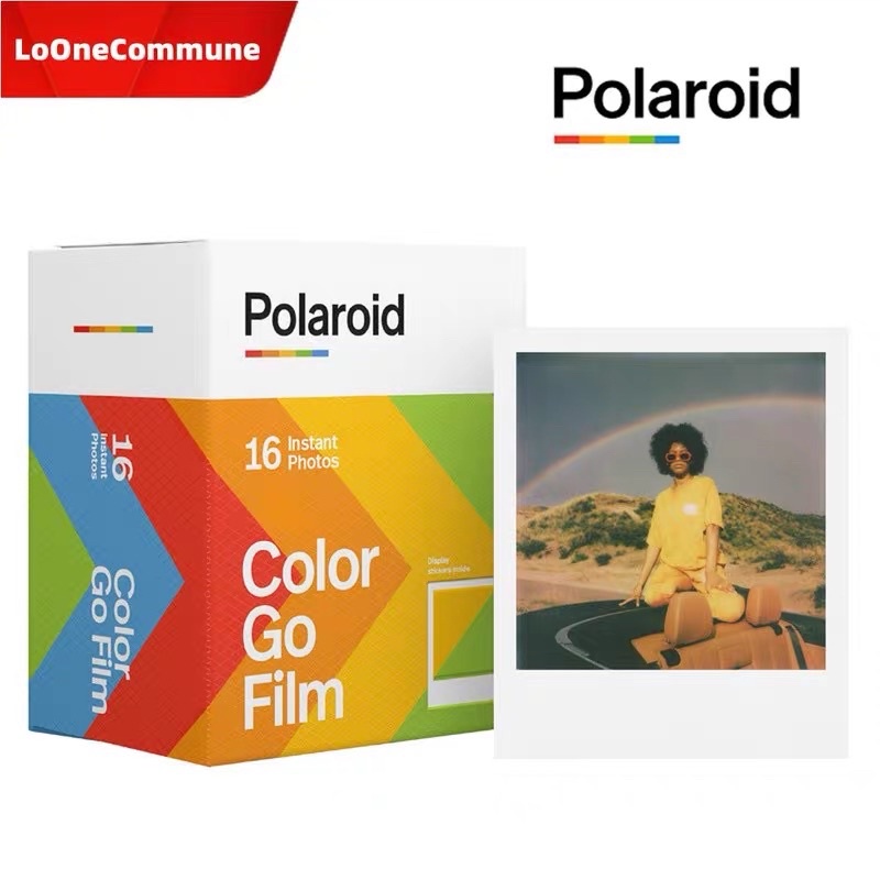 Polaroid Go🌈寶麗來相紙 一盒16張/8張 專用底片 拍立得相紙/彩色白邊