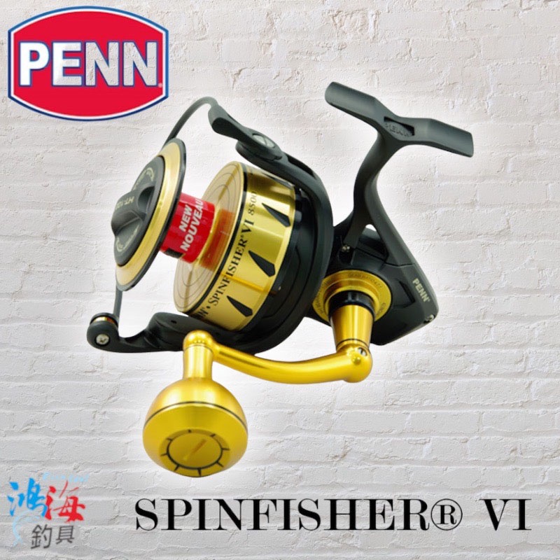 中壢鴻海釣具《 PENN 》 SSVI  SPINFISHER (5+1) 強力捲線器 捲線器