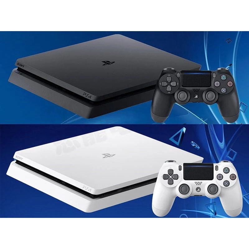 【二手主機】SONY PS4 SLIM CUH-2218 1TB 附原廠無線手把+HDMI線+電源線+USB線 白色黑色