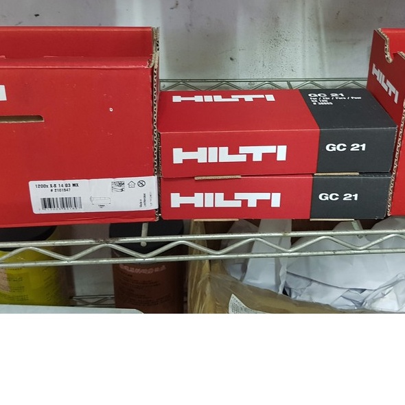 HILTI 喜得釘GX120 瓦斯擊釘槍1瓶瓦斯瓶及1盒釘子