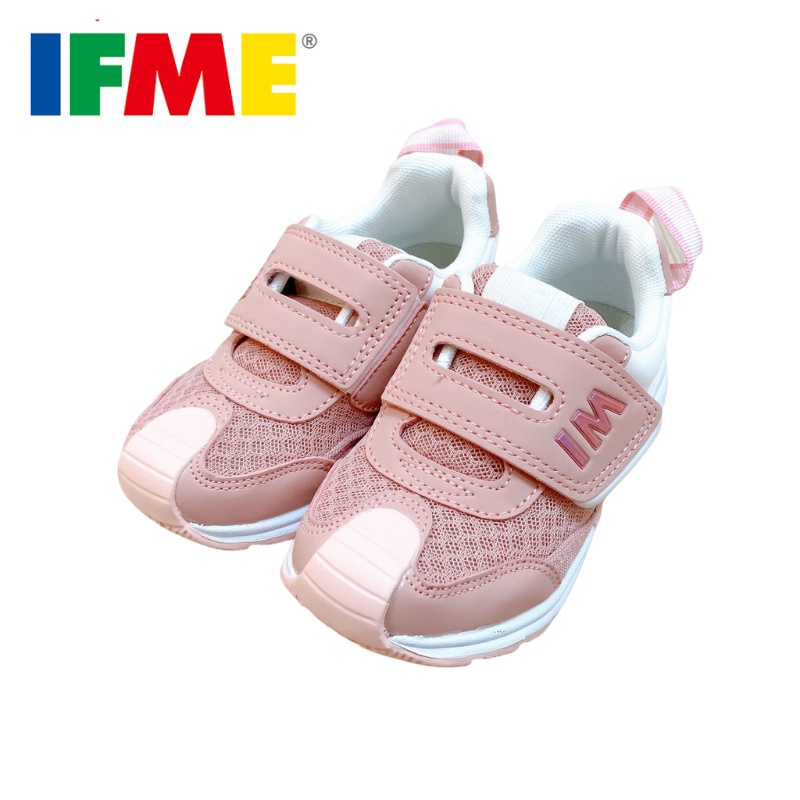 [現貨]IFME-勁步系列 粉嫩如意-粉色 日本機能童鞋 原廠公司貨 運動鞋 布鞋