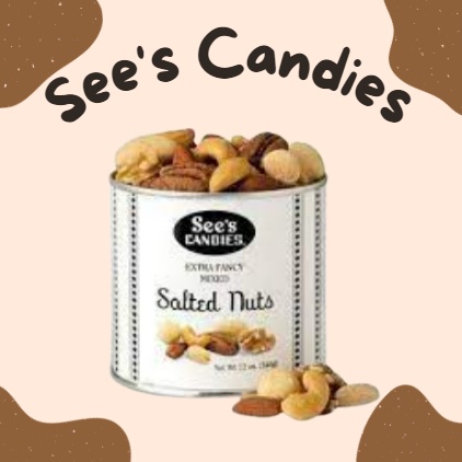 美國時思糖果代購 See's Candies 海鹽堅果Salted Nuts