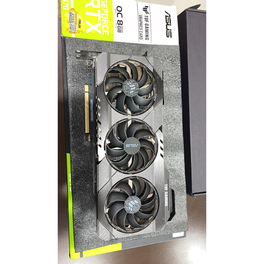 缺貨，先問，真 遊戲卡 ASUS TUF RTX3070 保固到2025.3