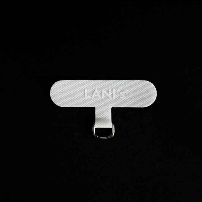 LANI's Air Card 手機掛繩片 黑白兩色 防拉布料 承重8kg 四邊包覆手機殼適用 LANIS 掛片