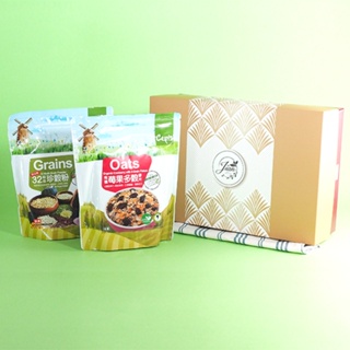 【Cepis】營養多穀禮盒(32綜合珍穀粉-無加糖+有機莓果多穀麥片)