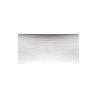 【德國Rosenthal】Mesh長方盤26X13cm/34X13cm-白《泡泡生活》餐盤 碗盤 長盤 串燒盤炸物盤