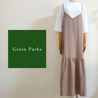 Green Parks 白色 T恤 上衣 後綁帶 吊帶裙 連身裙 套裝 ♥ 正品 ♥ 現貨 ♥丨