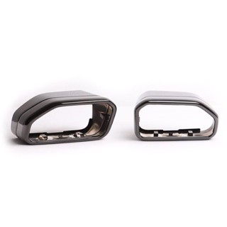 （B&M精品）現貨.全新德國原廠BMW M X3 X4 G01 G02 LCI 小改款 矩形尾飾管 排氣管黑飾管 銀改黑