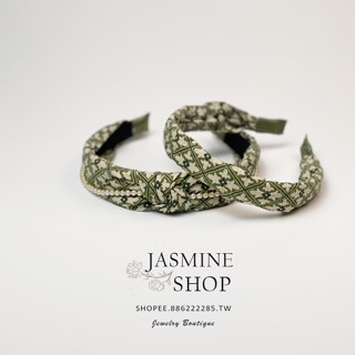 【Jasmine Shop】法式復古小碎花珍珠褶皺髮箍 巴洛克宮廷風髮箍 氣質優雅髮飾 增高顯高頭箍 頭飾女