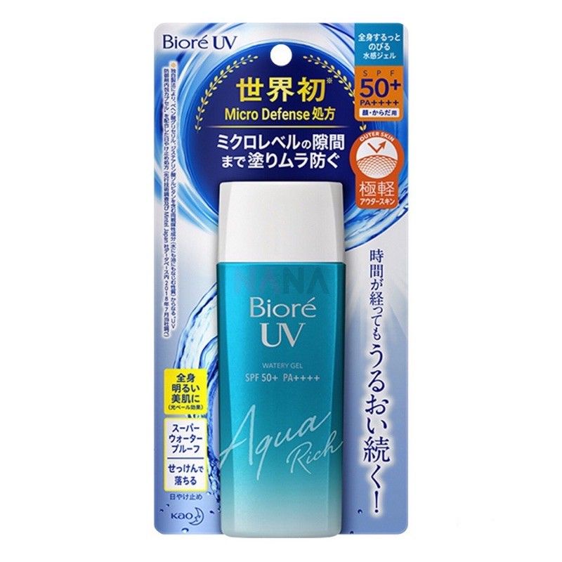 Biore UV Aqua Rich 防曬水凝膠 SPF 50 PA 防水