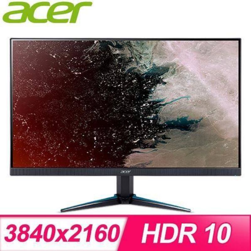 Acer vg280k 28吋4kIPS電腦螢幕 螢幕破損 零件機