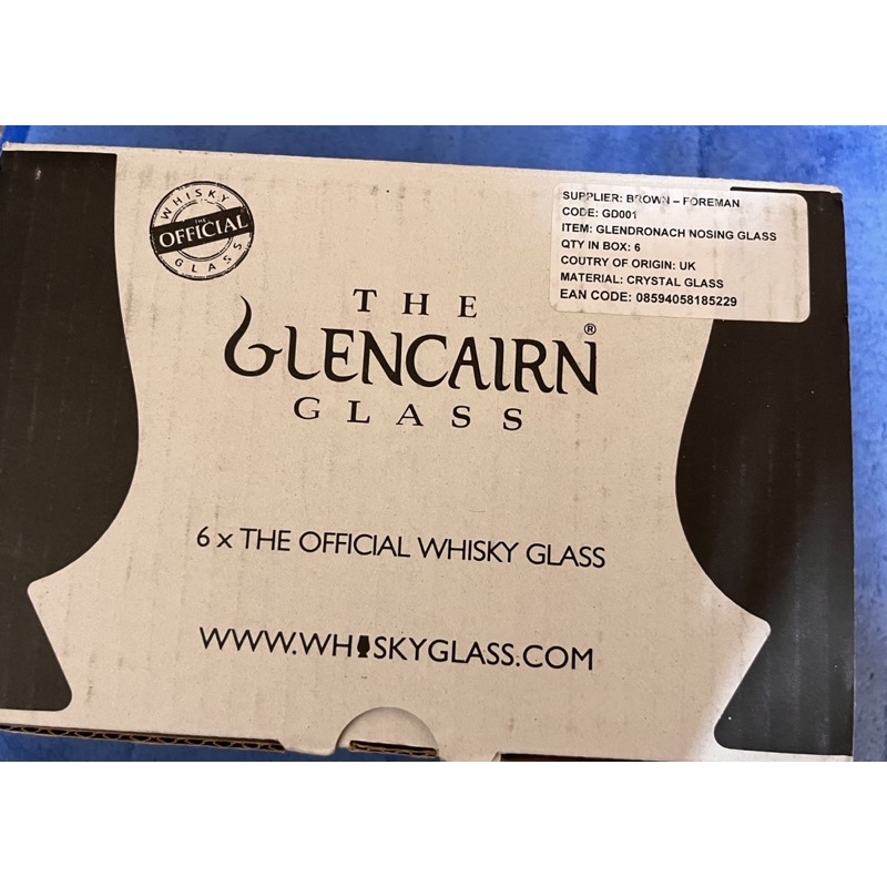 The GLENDRONACH 格蘭多納 小號威士忌杯6入組（有盒）