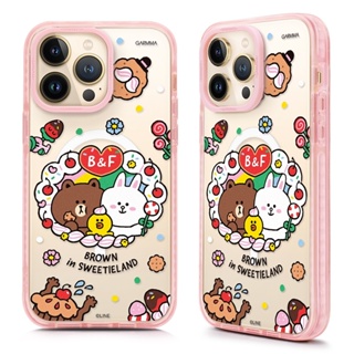 GARMMA永橙 LINE FRIENDS iPhone 14系列 磁吸款保護殼 糖果夥伴們【魔力電玩】