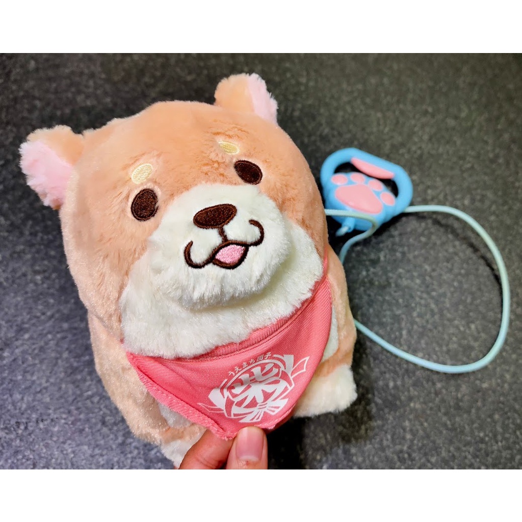 [日本景品現貨出清] 忠犬 麻糬柴 娃娃 走路玩具 牽繩玩具 牽繩散步娃娃 裝電池 小朋友禮物
