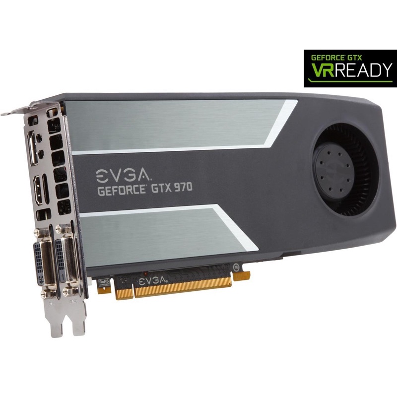 EVGA  GTX970 4G REF非礦全新金屬散熱