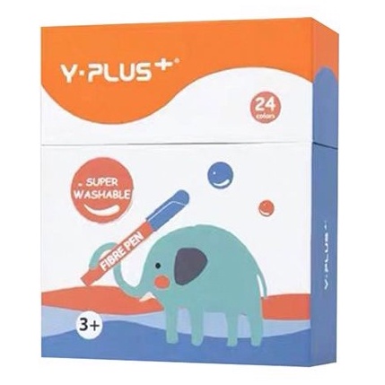YPLUS 可水洗彩色筆(24色) 【小三美日】 DS010176