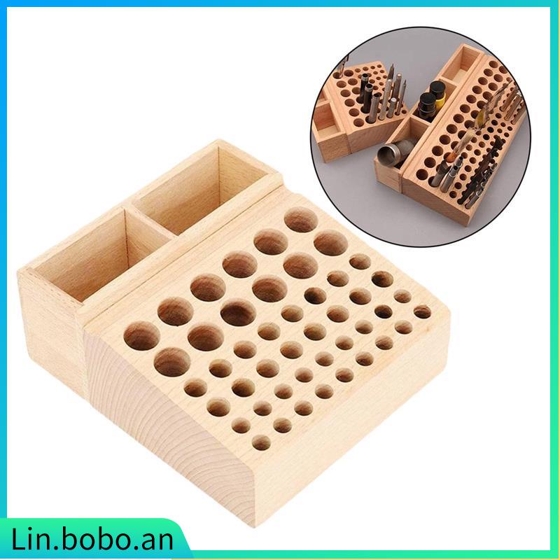 Wooden Leather Craft Tool Holder Organizer Wooden Box Leathe