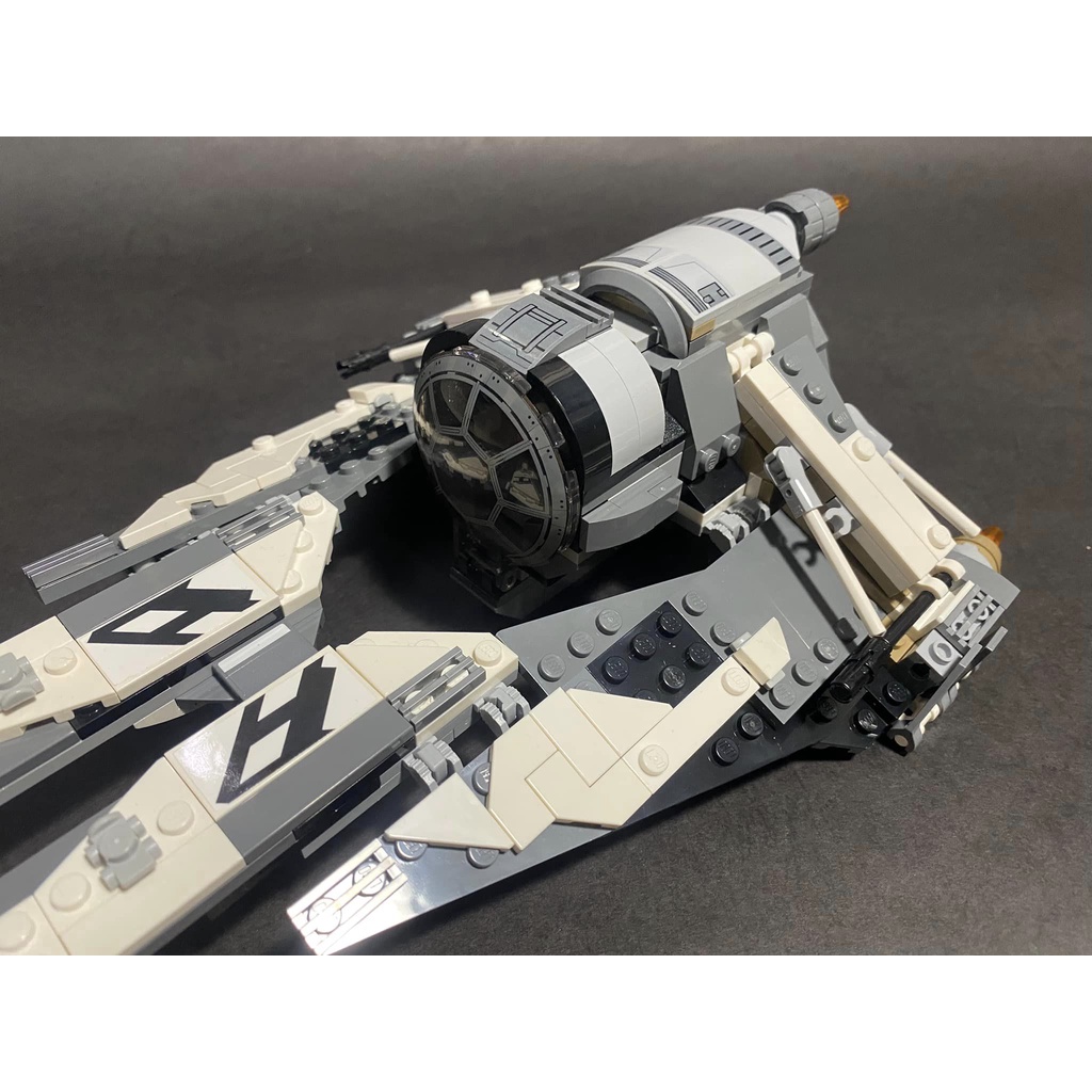 二手 展示品 LEGO 樂高 STAR WARS 星際大戰 75242 Black Ace Tie 攔截機 拆售載具