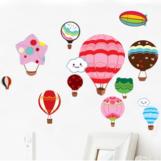 壁貼 熱氣球 無痕壁貼 壁紙 牆貼 可愛壁貼 壁貼紙