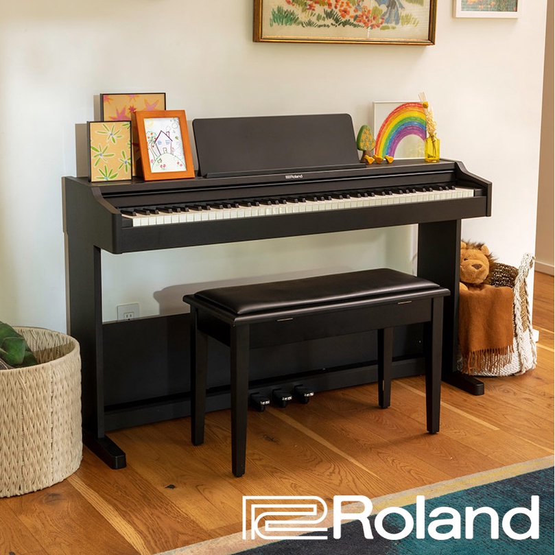 【升昇樂器】Roland RP107 電鋼琴/滑蓋式/4代琴鍵/藍牙喇叭/藍芽app