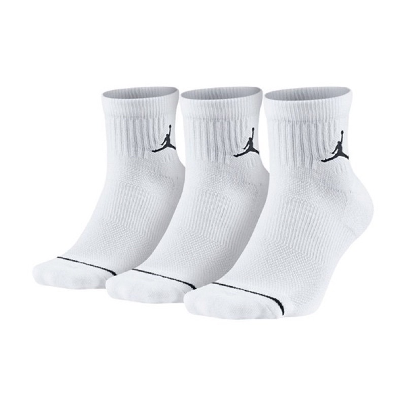 全新現貨 Nike air Jordan 短襪 棉 運動襪 籃球襪 白 SX5544 100 SX9655 100