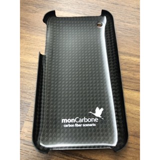 珍藏絕版品 monCarbone apple iPhone 3GS碳纖維 手機殼