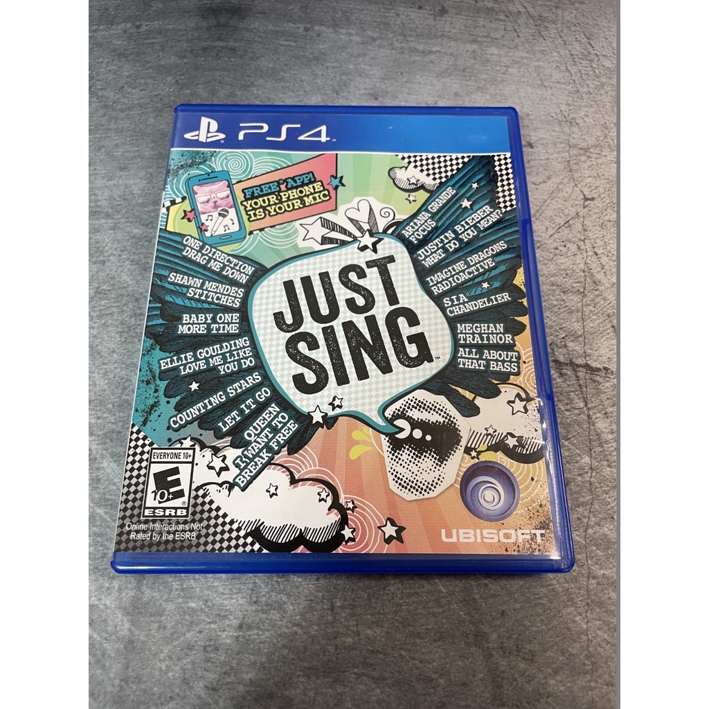 【PS4遊戲，出清便宜賣】Just Sing 唱力全開