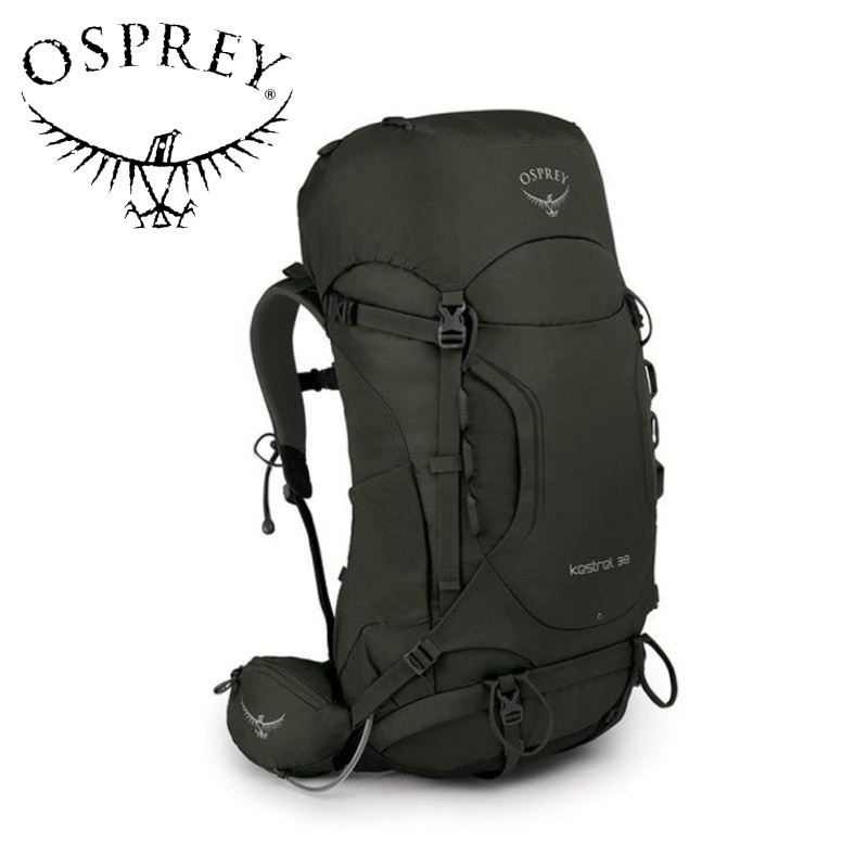 【Osprey】Kestrel 38L 輕量登山背包 橄欖綠