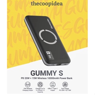 【當天寄出】thecoopidea GUMMYS 支援無線 + PD 10000mAh 行動電源 無線行動電源