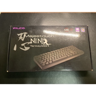二手Filco Majestouch 2 Ninja 忍者 87 鍵 青軸 側刻 英文 機械式鍵盤