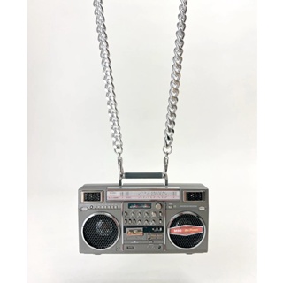 M90 Blaster Boombox 情人節 交換禮物 JVC M90 經典造型 隨身藍牙喇叭 - 銀色款