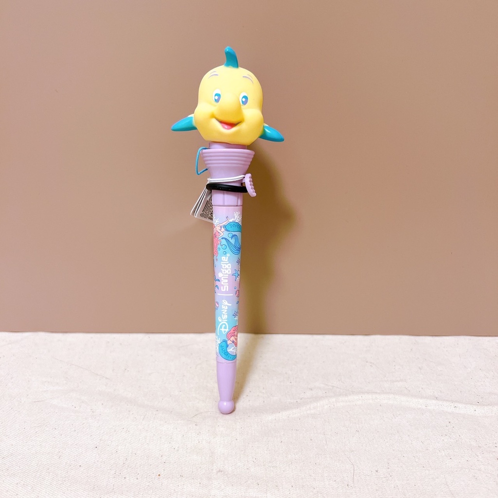 (現貨)smiggle 小比目魚原子筆 造型筆 小美人魚 愛麗兒 趣味筆 減壓筆