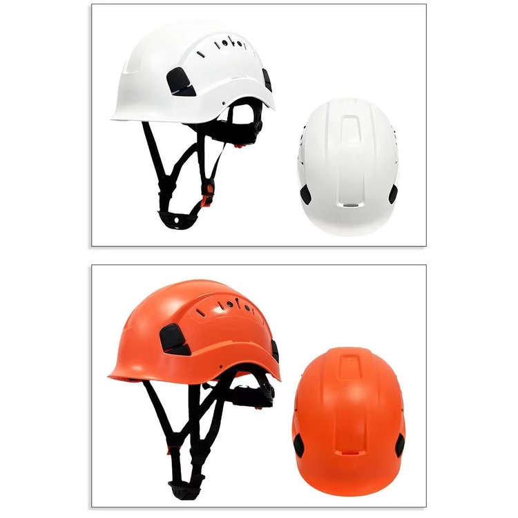 【24小時快速出貨】安全帽PC護目鏡+ABS優質材質頭盔 帽子 高端安全帽騎行頭盔男勞保建築工程師攀岩救援戶外防