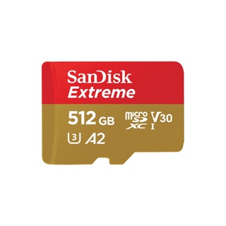 SanDisk Extreme MicroSDXC UHS-I V30 A2 512GB卡 公司貨