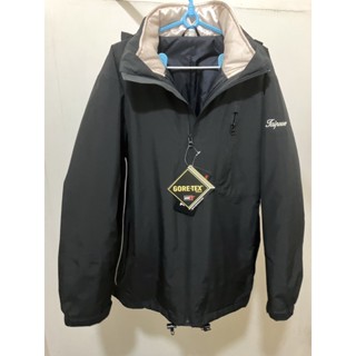 [Gore-tex]保暖防風防水雨兩件式Thinsulate新雪麗科技機能羽絨厚長袖外套防寒外套黑連帽登山大衣