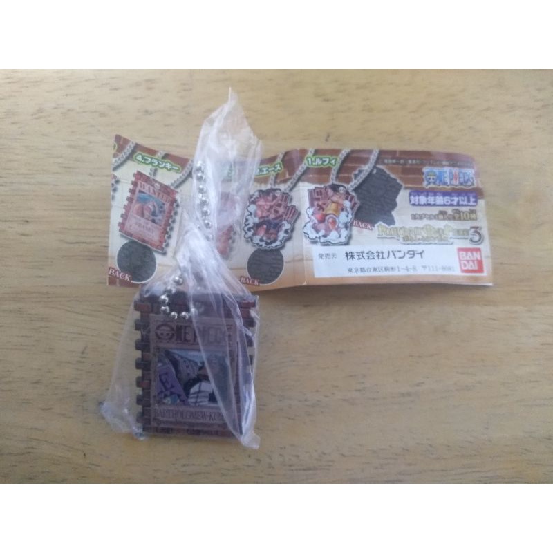 ONE PIECE 航海王 懸賞牌扭蛋 巴索羅米熊