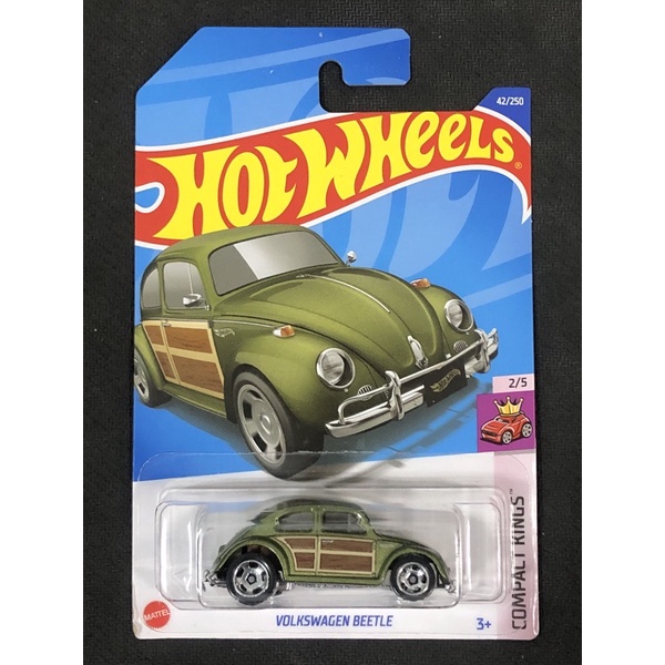 風火輪 hot wheels 福斯 volkswagen 金龜 beetle 綠色 普卡