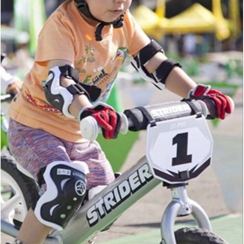 《STRIDER》 美國 原廠 滑步車 平衡車 護具 護膝 護肘 套組 開放式 穿戴方便